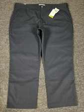 First Tactical Pants Mens 46 Black Unhemmed Station Outdoor Hiking Casual 46x29