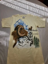 Vintage Fort Collins CO. 1988 Nature Shirt Rams B3