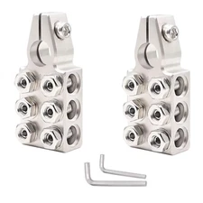 12Way Battery Terminal Connector 6AWG Gauge Positive Negative Car Battery