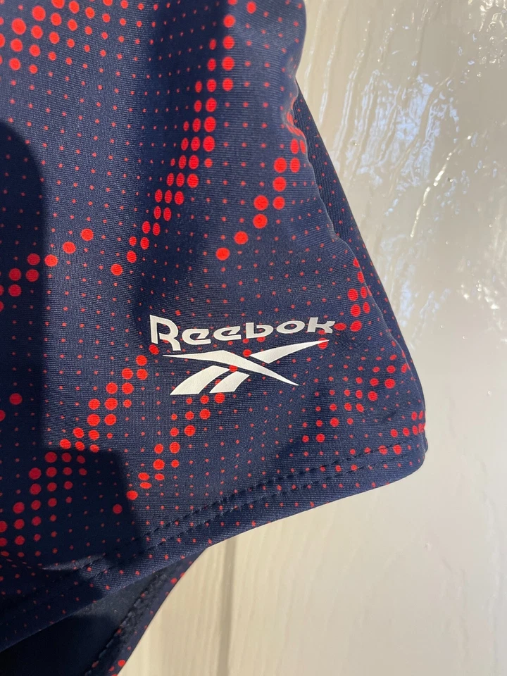 Nuevo con etiquetas Reebok Mujer Talla 12 Azul Con Rojo Traje De Baño Foto 4 de 4