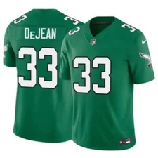 Cooper DeJean YOUTH Stitched Jersey Kelly Green