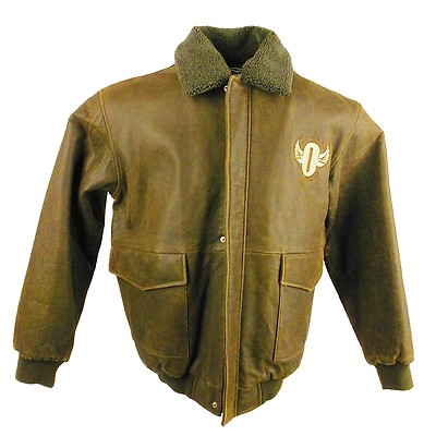 Outkast, FIRST B BOMBER AIR CRAFT STYLE DISTRESSED LEATHER JACKET