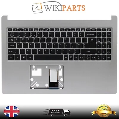 ACER ASPIRE 5 A515-55-5298 Palmrest Cover Keyboard UK Silver Without TouchPad