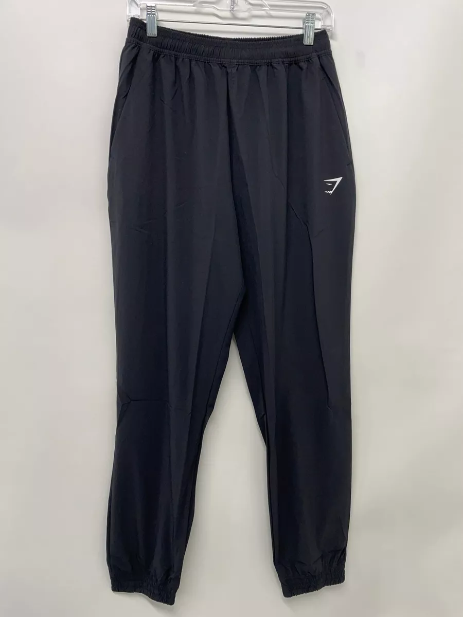 Gymshark Womens M Training Woven Jogger Windbreaker Pants Black