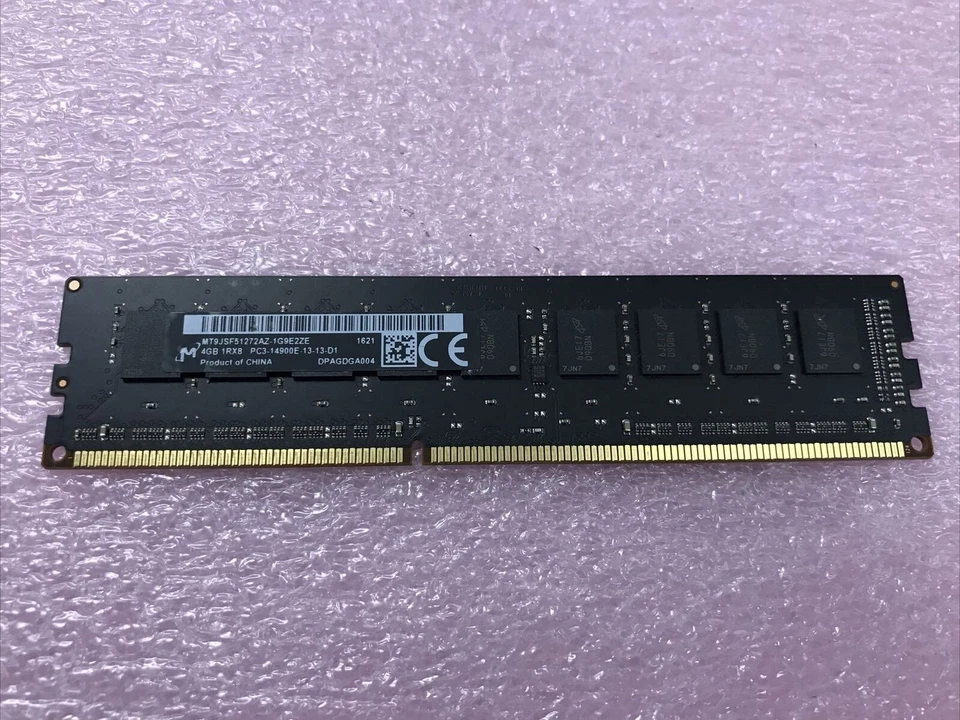 Micron 16GB 1Rx8 PC3-14900E-13-13-D1 Ram MT9JSF51272AZ-1G9E2ZF - Image 2 of 4