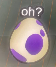 Pokemon Egg Sticker oh? Bumpersticker Egg Gloss Vinyl Decal Different Egg Colors