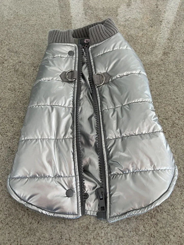 Dogo New York Silver Puffer狗狗外套(L) — 第 3/4 张图片