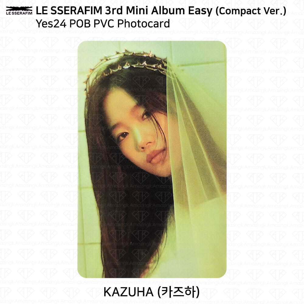 Le Sserafim EASY yes24特典トレカ　コンプリート Le Sserafim 3rd Mini Album Easy Yes24 POB Photocard KPOP K