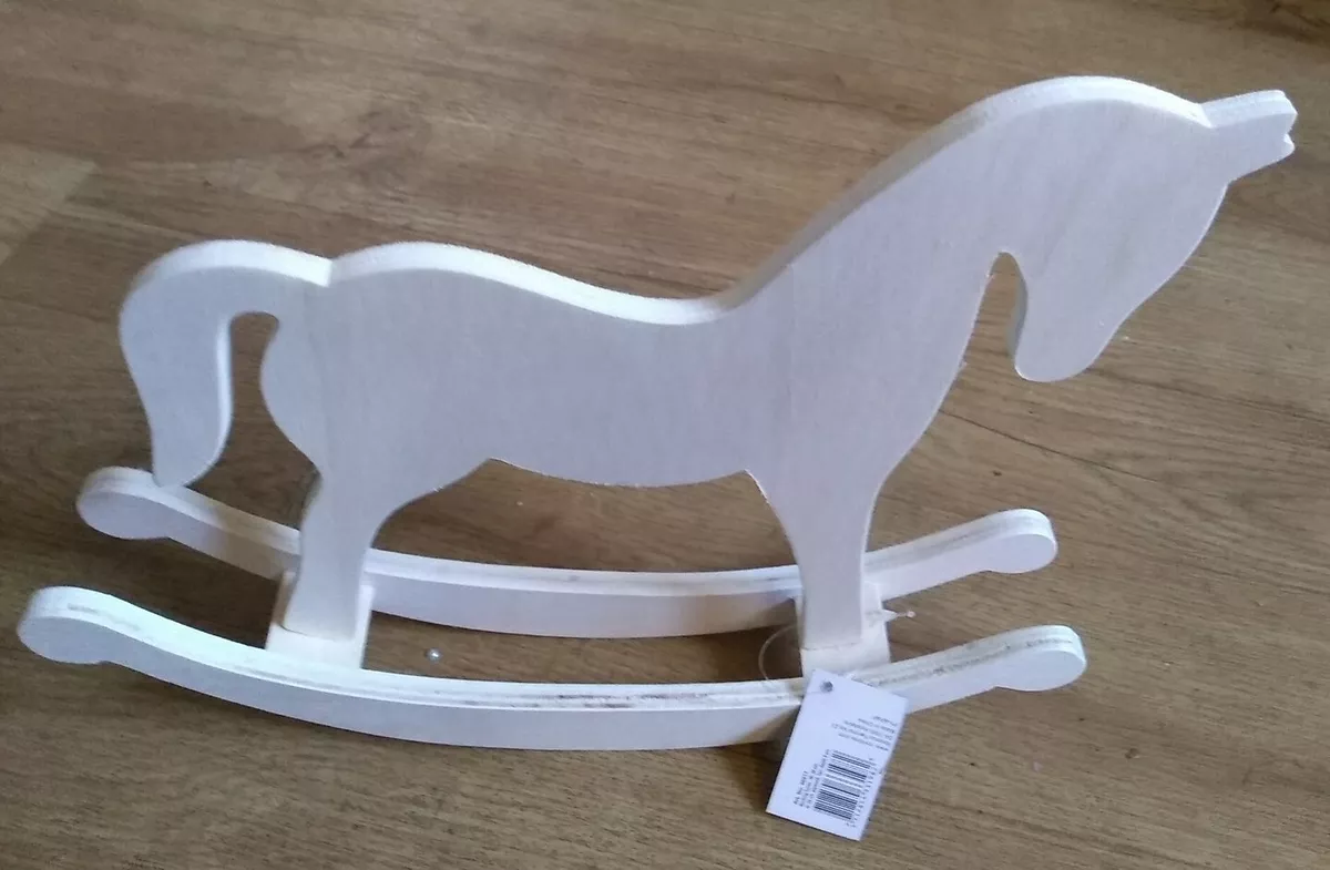 Ebay wooden rocking deals horse