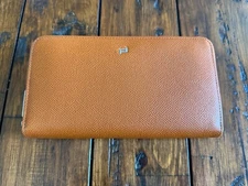 Porsche Design French Classic 3.0 Purse Wallet Orange Leather RARE Collectible