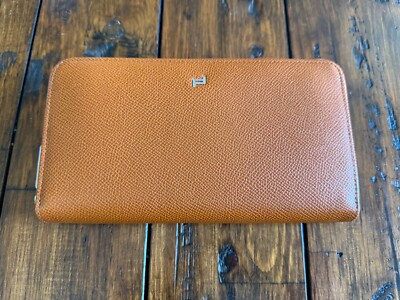 Porsche Design French Classic 3.0 Purse Wallet Orange Leather RARE Collectible