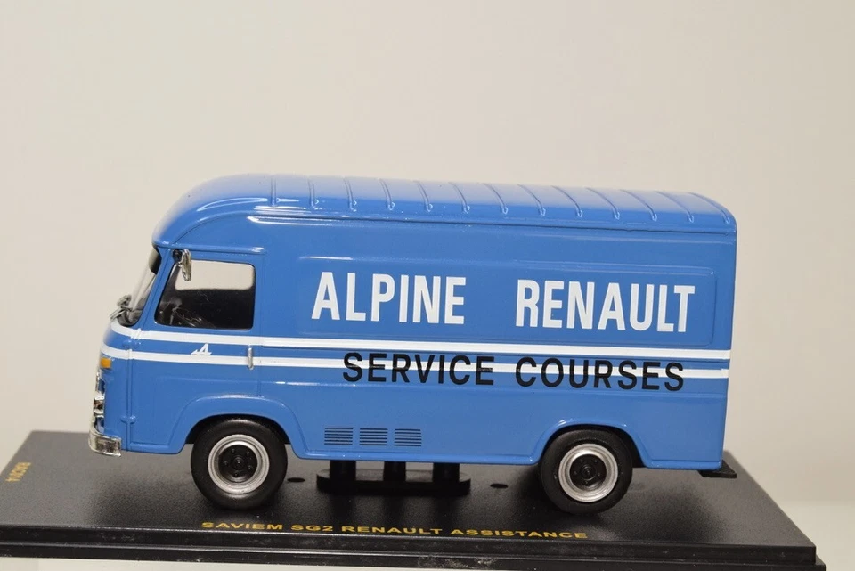 B24 1:43 IXO RAC014 SAVIEM SG2 RENAULT ALPINE ASSISTANCE SERVICE COURSES VAN MIB - Image 3 of 4