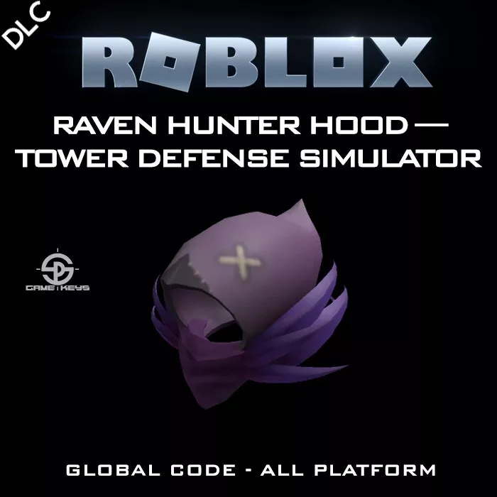 Como Ganhar o item de Dominus [Raven Hunter Hood - Tower Defense Simulator]  Roblox Evento 