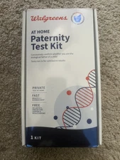 1 WALGREENS AT HOME PATERNITY TEST KIT TEST RUNS X2 NO LAB FEES & FREE SHIPPING!