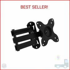 Mount-It! TV Wall Mount, Universal Fit for 19, 20, 24, 27, 32, 34, 37 and 40 Inc