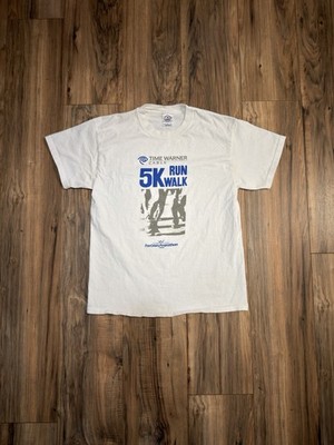 Vintage 2004 Time Warner Cable 5K Run Walk Marathon Fox City White Shirt Medium