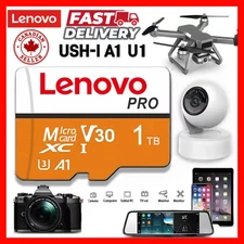 Micro SD TF Memory Card 2TB 1TB 512GB High Speed Class10 V30 Shockproof Mobile