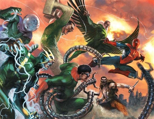 Amazing Spider-Man #53-54 Virgin 1:50 Gabriele Dell'Otto Connecting Variant Set