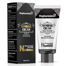 Numbing Cream Maximum Strength : Long Lasting Numbing Cream with 5x Numbing -...