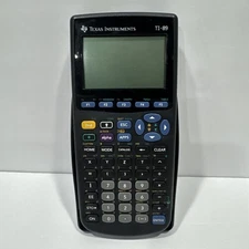 Broken Texas Instruments TI-89 Graphing Calculator Black - Read Description 