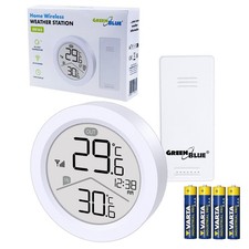 Station météo sans fil  température IN/OUT horloge choix entre °C / F 4 Piles AA
