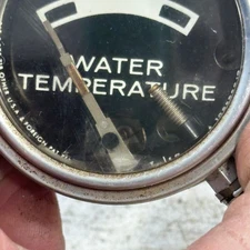 Vintage 2” Murphy Chrome Temperature Switch Gauge 100500242 Car Truck Rat Rod