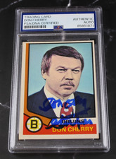 Don Cherry Authentic Autographed PSA/DNA Auto 1974-75 O-Pee-Chee RC Rookie Card. rookie card picture