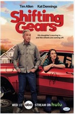 Tim Allen Kat Dennings Signed Autographed 11x17 Photo ACOA Shifting Gears #3