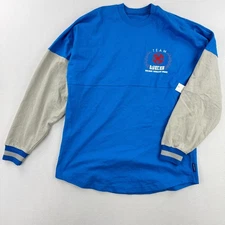 Marvel Web Long Sleeve (Worldwide Engineering Brigade) Size S Mens Blue/Gray NEW