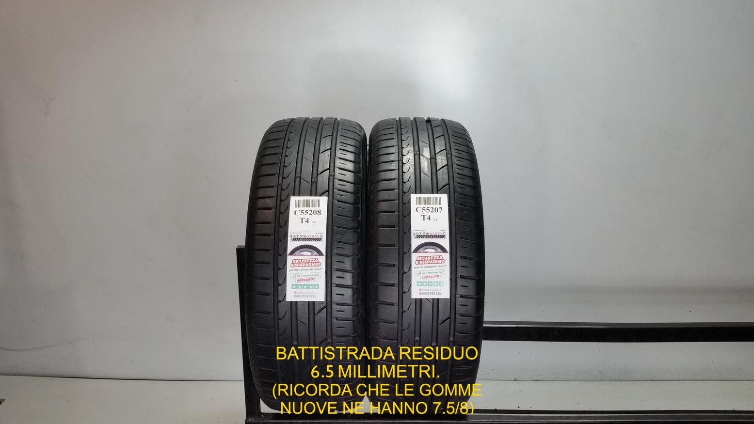 GOMME USATE 215/55R18 99V GTRADIAL FE2 SUV PNEUMATICI USATI C55208