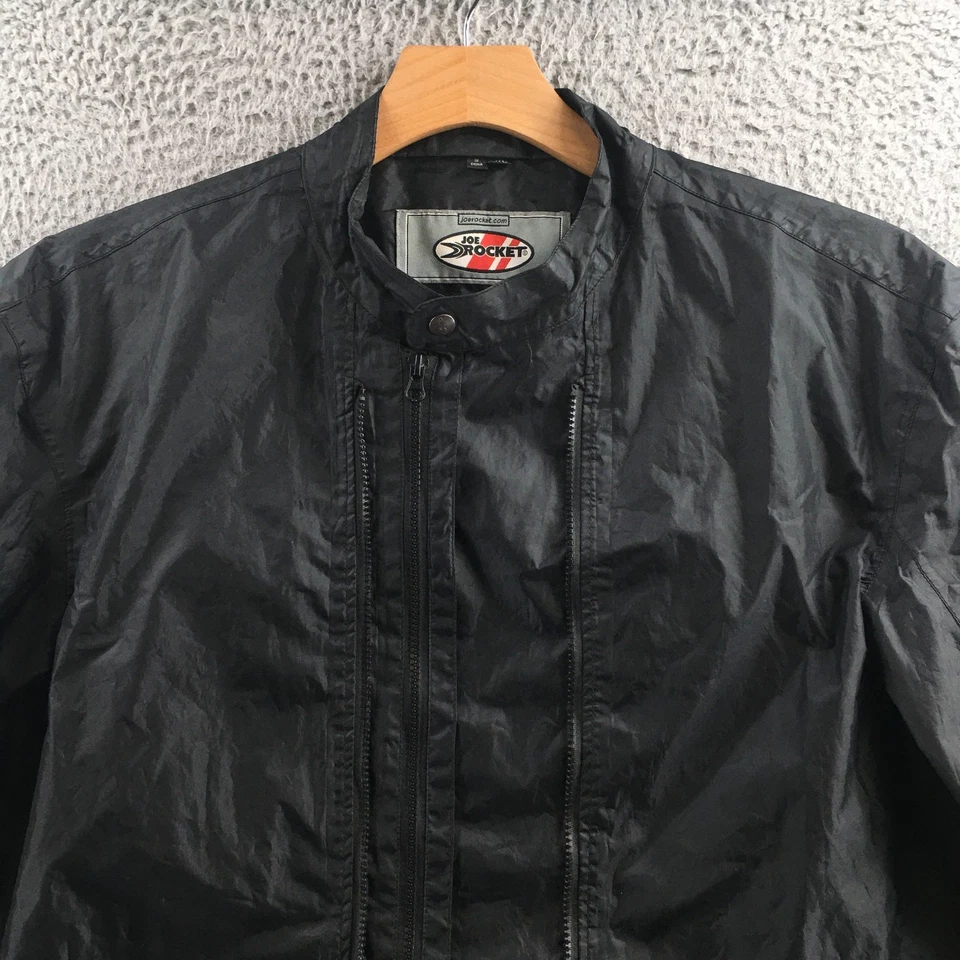 Joe Rocket Motorcycle Jacket Mens 2XL Black Long Sleeve Casual Full Zip Classic - Image 2 of 4