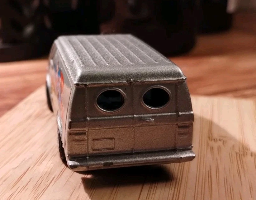 Matchbox Superfast Chevy Van Superman 1979 DC Comics Vintage Diecast Silver 1:64 Foto 2 de 4