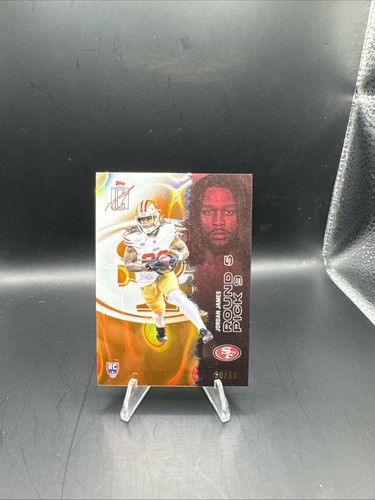 2025 Topps Signature Class Jordan James Orange Lava /50 (RC) #170
