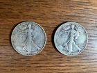 U S Walking Liberty  1937 And 1939 D Half Dollar Lot Of 2