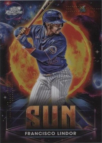 Topps Cosmic Chrome Planetary Pursuit Francisco Lindor Sun PPS-4 