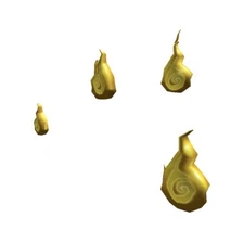 Robl0x | Golden Cursed Flames SPECIAL Particle Effects Chaser - RARE Toy Code