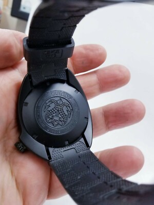 Zonzo Studio 技研所 ポルシェ MIRAGE GT Black Zodiac ZMX-02 Racer Mens Black Dial Black Rubber Band Strap