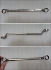 Old Vintage Riverside Deep Double Offset Box Closed End SAE Metric Wrench USA