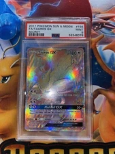 Pokémon Tauros GX (Secret) 156/149 Sun And Moon Base Set Holo PSA 9