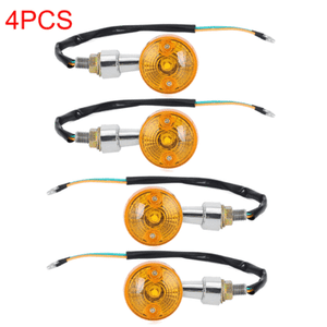 6 volt motorcycle turn signals chrome with amber lens 4 pcs per order 6 volt motorcycle turn signals chrome with amber lens 4 pcs per order