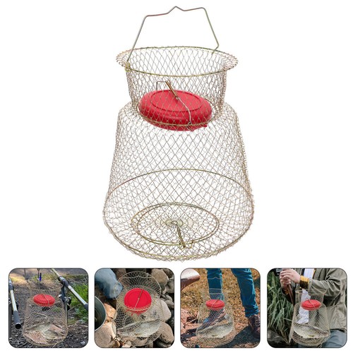 Shrimp Fishing Basket Fishing Holder Outdoor Home Fishing Storage - Picture 5 of 12