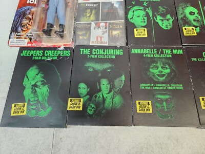 9 Horror Halloween Glow in the Dark Edition DVD Lot Hatchet Action