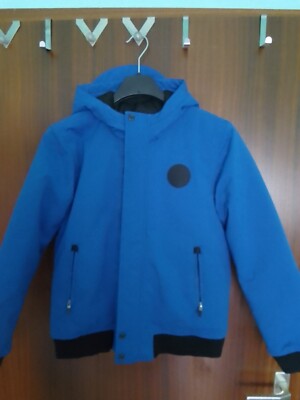Hugo Boss Jacke Kinder Jungen Mit Kapuze Blau Gr.12/XS Sehr guter Zustand
