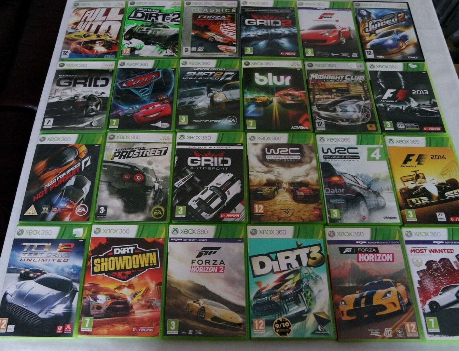 Preços baixos em Microsoft Xbox 360 Carros Racing Video Games