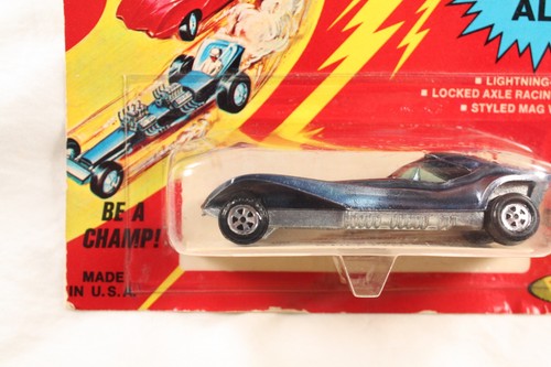Vintage anni 60 Johnny Lightning The Challengers Stiletto Blu Blister Cardato - Foto 6 di 11