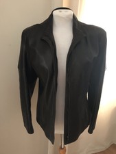 Vintage Womens Leather Jacket Size 16 Large Real Leather Haunt Exclusive