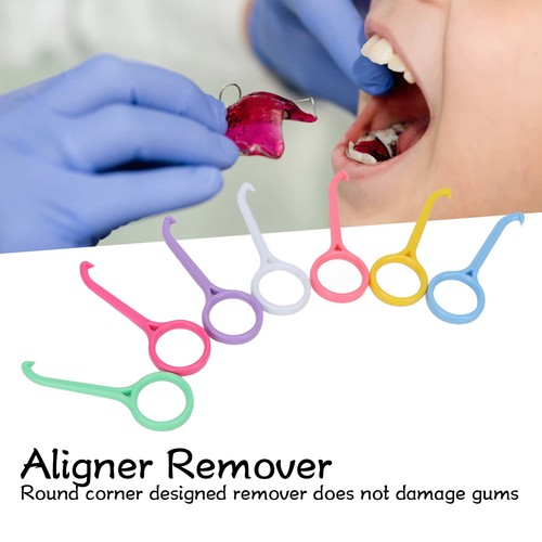 10pcs Dental Aligner Remover Tool Prevents Gum Damage Suit for Braces Retainer - Picture 3 of 24