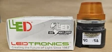 LEDTRONICS RPLH30-02 AMBER  30MM 120V PILOT LIGHT