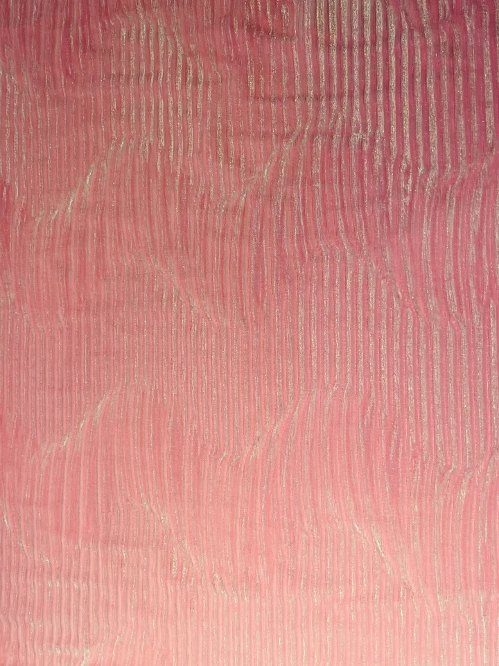 Pink Panne Velvet Fabric 60" Wide Panne Velour 4 way stretch ribbed by  the yard - Image 4 of 4