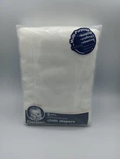 GERBER 5 Pack Prefold Premium 6 Ply Cloth Diapers 20” x 14” Cotton 